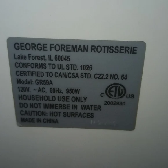 Baby George Rotisserie Cooker & Accessories